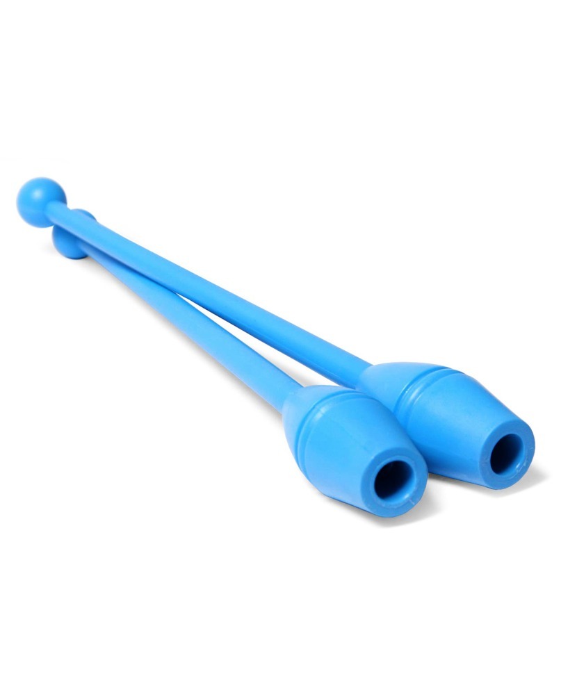 Булавы для художественной гимнастики  У714, 35 см, голубые (95601)