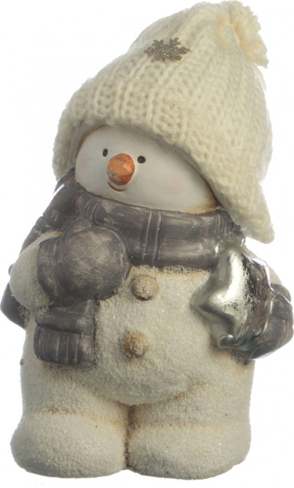 Фигурка "снеговик" 9*7*13,5 см. Polite Crafts&gifts (156-641) 