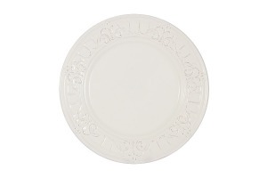 Тарелка закусочная Venice белая, 23 см - MC-F430900005D0053 Matceramica