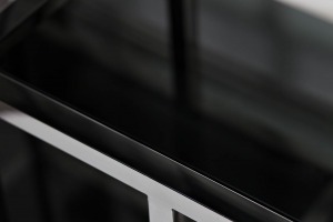 Стеллаж серебристый/темн.ст. 80*35*180см (TT-00001194)