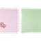 Комплект салфеток из 2шт "малиновка" 40*40 см. х/б 100%, зелёный/розовый SANTALINO (850-453-28)