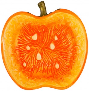 Блюдо для запекания "тыква" 650 мл. 17*17 см. высота=6 см. коллекция "il raccolto" Agness (490-329)