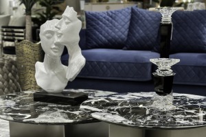 Подсвечник "хрустальный" 9*9*21,2 (00001378)