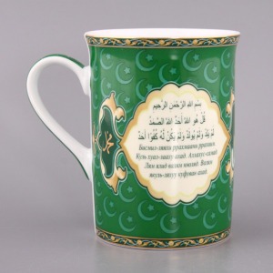 Кружка lefard "сура ихлас" 300 мл зеленая Lefard (85-1201)