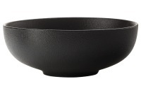 Салатник, 19х7 см, 1 л, фарфор P, черный, матовый, Caviar Black - MW602-AX0222 Maxwell & Williams