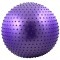 Мяч гимнастический массажный GB-301 антивзрыв, фиолетовый, 65 см (129932)