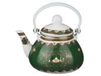 Чайник agness эмалированный со съемным фильтром из нжс,  серия сура, 1,3 л Agness (934-333)