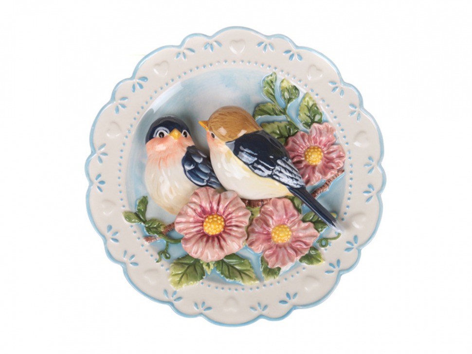 Тарелка декоративная lefard "птицы на ветке" 20.5*4 см Lefard (59-059)
