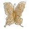 Изделие декоративное "бабочка" на клипсе.  длина=14см. золото Lefard (241-2440)
