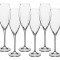 Набор бокалов для шампанского из 6 шт. "cecilia / carduelis" 290 мл. высота=26,5 см. Crystal Bohemia (669-061)