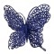 Изделие декоративное "бабочка" на клипсе. длина=14см. фиолетовый Lefard (241-2441)