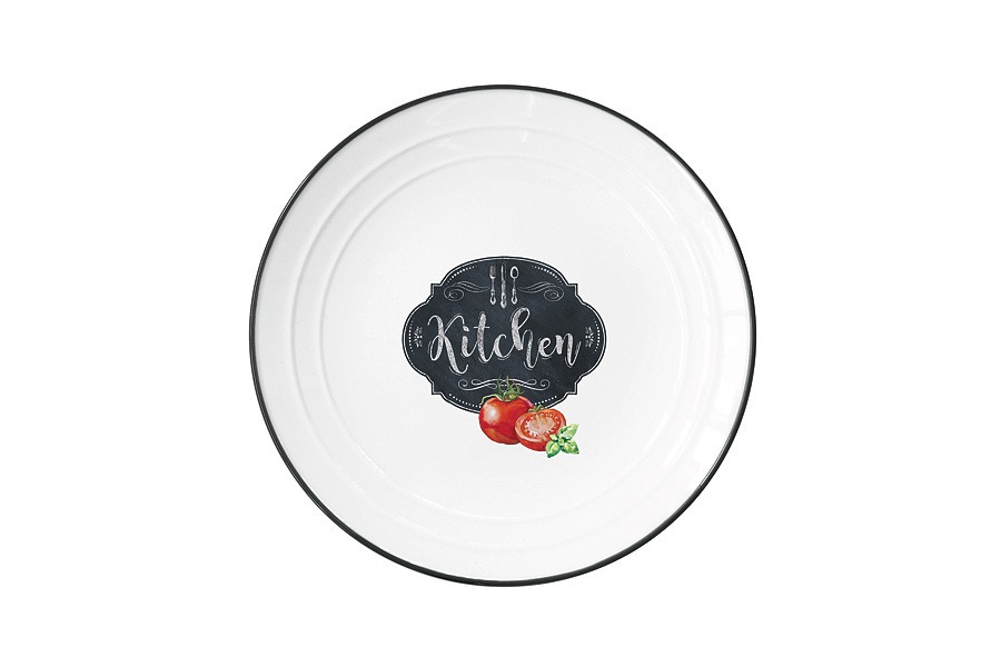 Тарелка закусочная Кухня в стиле Ретро, 16 см - EL-R1622/KIBK Easy Life
