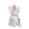 Декоративное украшение "ангел в белом платье" высота=18 см Polite Crafts&gifts (856-009)