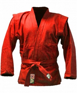 Куртка для самбо JS-302, красная, р.00/120 (157103)
