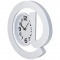 Часы настенные кварцевые "собачка" диаметр=30 см. цвет: белый циферблат 17*12 см. Lefard (220-242)