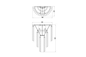 Бра 39*20*h.54 см (TT-00000527)