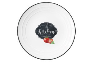 Тарелка закусочная Кухня в стиле Ретро, 21,5 см - EL-R1623/KIBK Easy Life