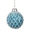 Декоративное изделие шар стеклянный диаметр=6 см. высота=7 см. цвет: голубой Dalian Hantai (D-862-070) 
