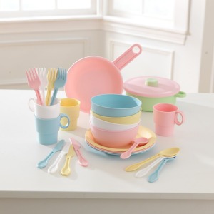Кухонный игровой набор посуды Пастель (Pastel) (63027_KE)