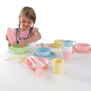 Кухонный игровой набор посуды Пастель (Pastel) (63027_KE)