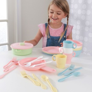 Кухонный игровой набор посуды Пастель (Pastel) (63027_KE)