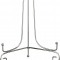 Комплект подставок для тарелок из 5 шт. 20*13 см. высота=20 см. цвет - серебро Lefard (244-102)