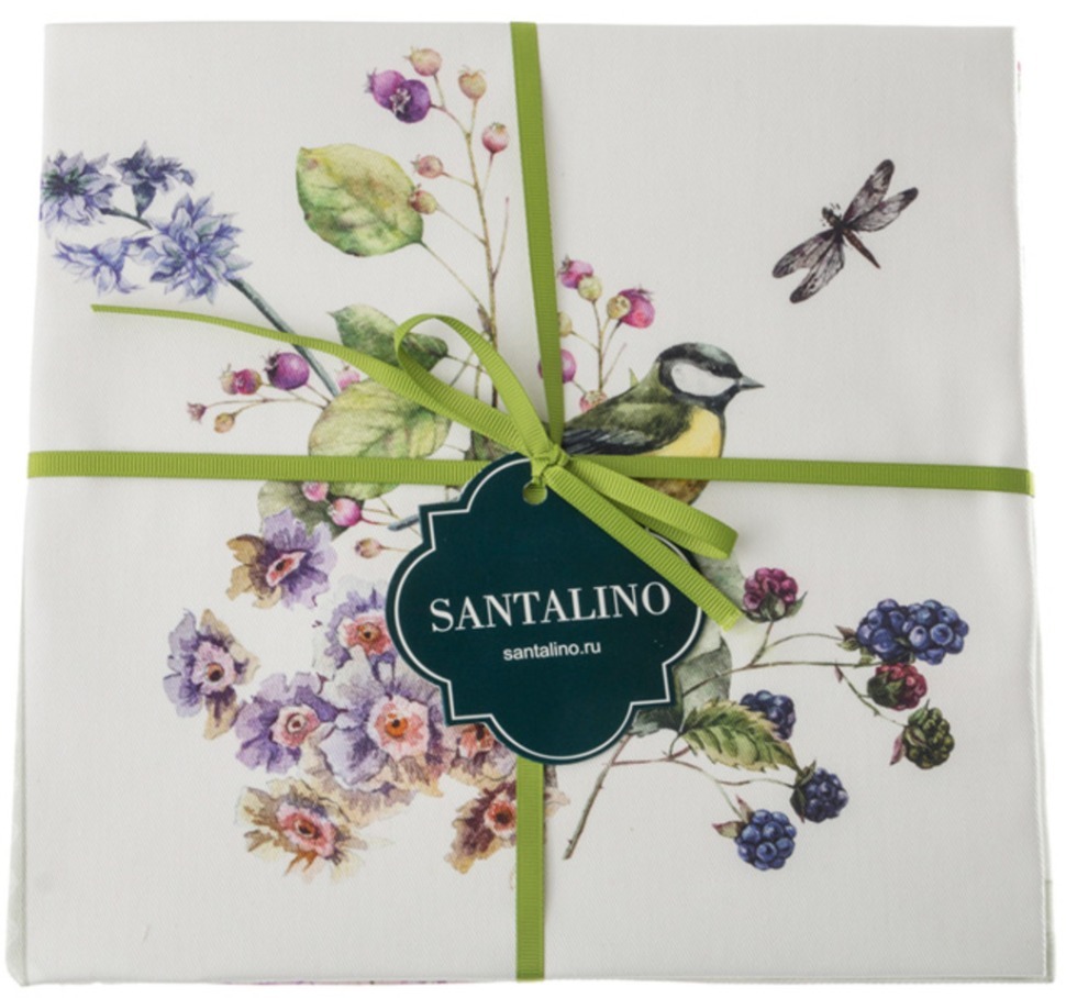 Набор салфеток из 3 шт. "ботаника" 40*40 см. 100% хлопок, твил SANTALINO (850-702-8)