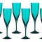 Набор бокалов для шампанского из 6 шт. "kate" 220 мл.высота=23 см. Bohemia Crystal (674-583)