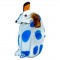 Статуэтка "Собака" бело-голубая 11х6,5х14,5 см (TT-00000668)