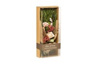 Цветочная композиция с розами 17х41 - TT-00000783