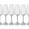 Набор бокалов для шампанского из 6 шт. "alizee/anser" 290 мл высота=25 см Crystal Bohemia (669-147)