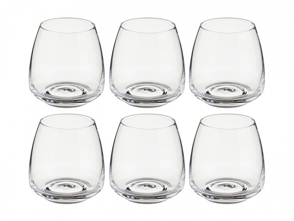 Набор стаканов для виски из 6 шт. "alizee/anser" 400 мл высота=9,5 см Crystalite Bohemia (669-001)