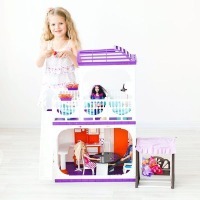Дом для кукол Barbie (Барби) "Конфетти", С-1334 с мебелью (С-1334п)