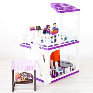 Дом для кукол Barbie (Барби) "Конфетти", С-1334 с мебелью (С-1334п)