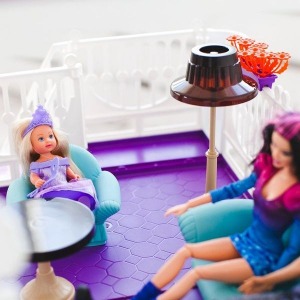 Дом для кукол Barbie (Барби) "Конфетти", С-1334 с мебелью (С-1334п)