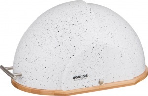 Хлебница agness "native" деревянная с пластиковой крышкой 36*26*20 см Agness (938-014)