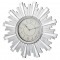 Часы настенные кварцевые "swiss home" цвет:серебро 50*50*4 см. диаметр циферблата=20 см. Lefard (220-193)