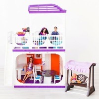 Дом для кукол Barbie (Барби) "Конфетти", С-1334, пустой (С-1334)