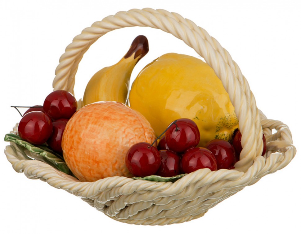 Изделие декоративное "корзина с фруктами" диаметр=22 см высота=13 см ORGIA (335-111)