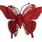 Изделие декоративное "бабочка" на клипсе. длина=17см. красный Lefard (241-2453)
