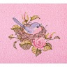 Полотенце махровое ,40*70 см., "малиновка", розовый, 100%х\б SANTALINO (850-330-55)