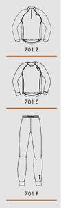Водолазка на молнии GUAHOO Fleece Basic 701 Z/DVT (2XS) (10618)