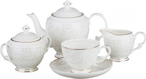 Чайный сервиз lefard "вивьен" на 6 пер. 15 пр. 850/400/300/250 мл Lefard (264-503)