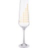 Набор бокалов для шампанского из 6 шт. "sandra" 200 мл. высота=25 см Bohemia Crystal (674-636)