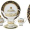 Чайный сервиз Толедо (кремовый), 12 персон, 42 предмета - MI2-K6892-Y6/42B-Cr-AL Midori