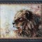 Картина Мраморный лев с кристаллами Swarovski (1722)