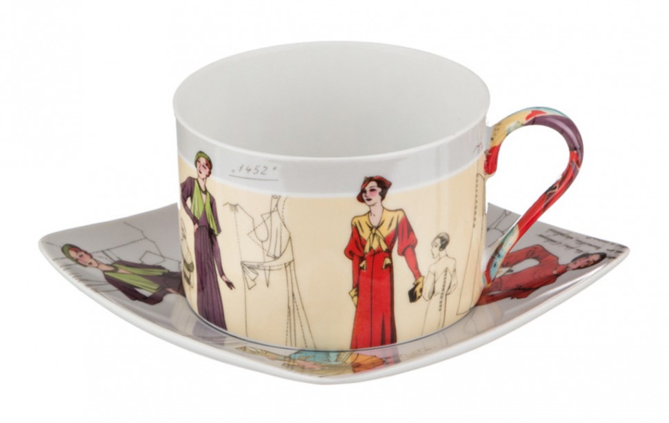Чайный набор lefard "fashion queen" на 6 пер. 12 пр. 180 мл Lefard (86-1551)