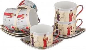 Чайный набор lefard "fashion queen" на 6 пер. 12 пр. 180 мл Lefard (86-1551)