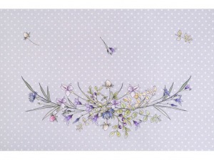 Скатерть круглая "гуси легард" диаметр=180 см., серый, 100% хлопок, твил, с пропиткой Lefard (850-710-22)