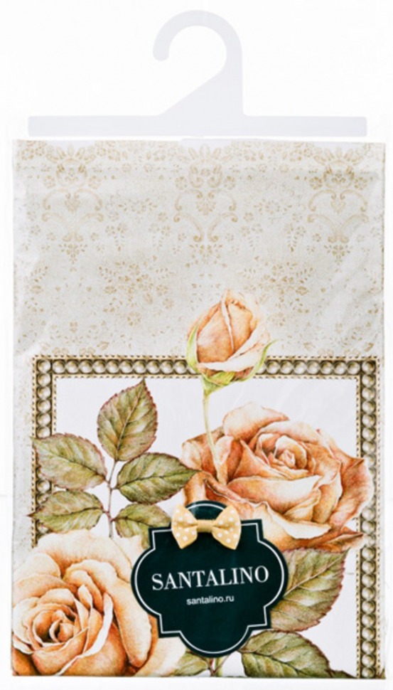 Полотенце "корейская роза" 40*70 см. кремовый 100% хлопок, твилл, букет SANTALINO (850-711-61)